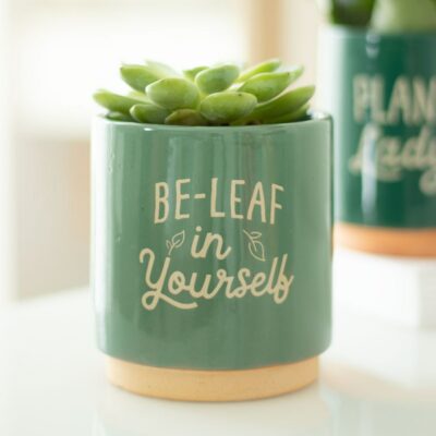 Believe In Yourself Plant Pot