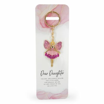 Daughter Angel Keyring