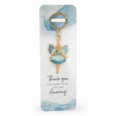 Thank You Angel Keyring