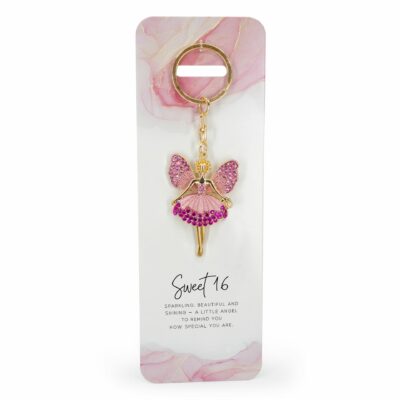 Sweet 16 Angel Keyring