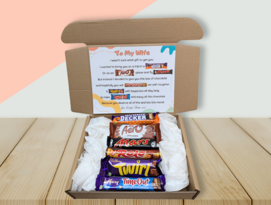 Wife Chocolate Poem Gift Box