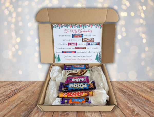 Godmother Christmas Chocolate Poem Gift Box