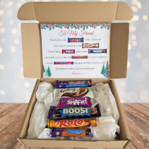Friend Christmas Chocolate Poem Gift Box