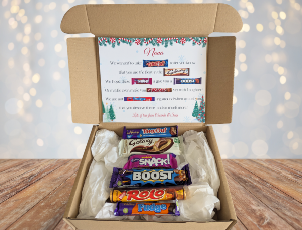 Nana Christmas Chocolate Poem Gift Box