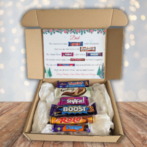 Dad Christmas Chocolate Poem Gift Box