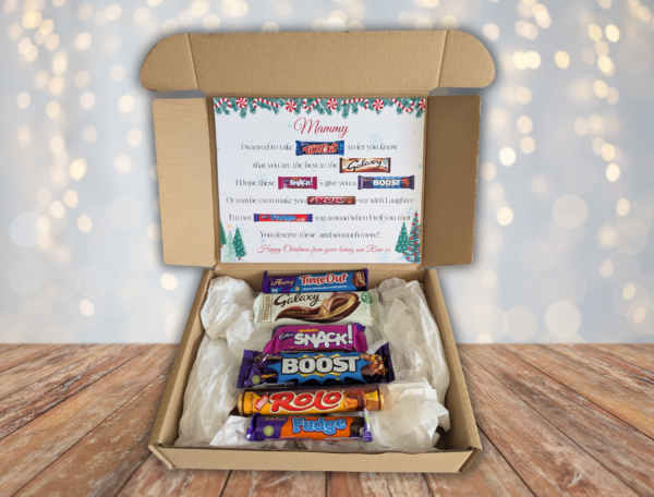 Mam Christmas Chocolate Poem Gift Box