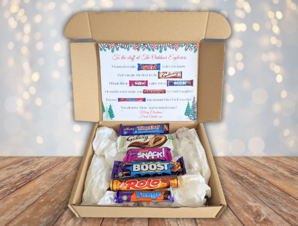 Pre School / Creche Christmas Chocolate Poem Gift Box