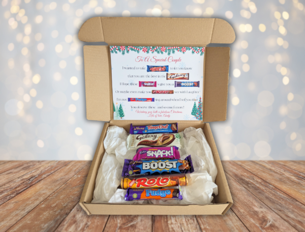 Beautician Christmas Chocolate Poem Gift Box