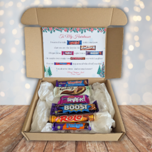 Babysitter Christmas Chocolate Poem Gift Box
