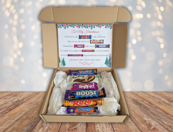 Babysitter Christmas Chocolate Poem Gift Box