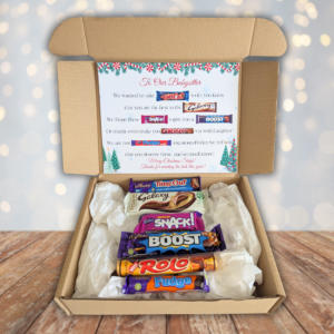 Babysitter Christmas Chocolate Poem Gift Box