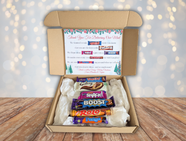 Delivery Driver Christmas Chocolate Poem Gift Box