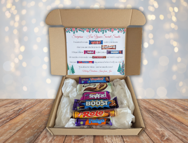 Teacher Christmas Chocolate Poem Gift Box