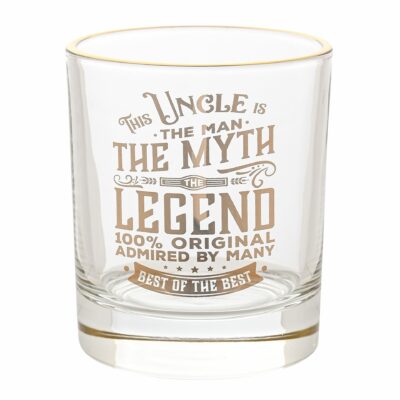 Uncle Legend Glass Tumbler