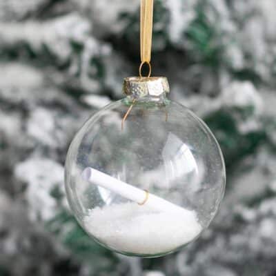 Christmas Wish Glass Bauble Kit