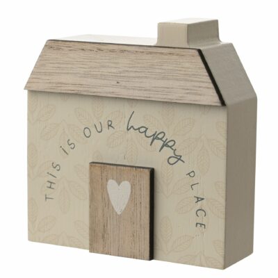 Our Happy Place House Plaque