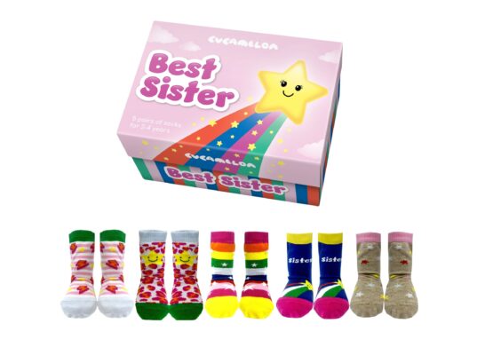 Best Sister Toddler Sock Set