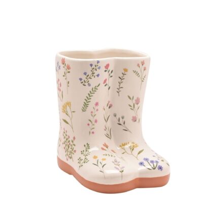 Floral Wellies Vase