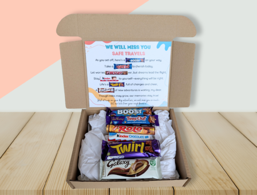 Safe Travels Chocolate Poem Gift Box