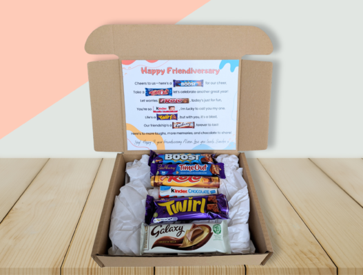 Friendiversary Chocolate Poem Gift Box