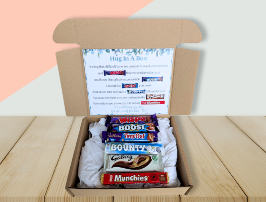Hug In A Box Chocolate Poem Gift Box