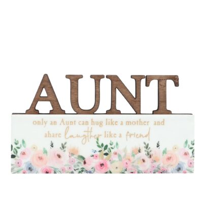 Aunt Word Plaque