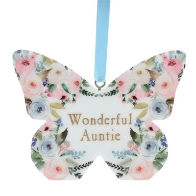 Auntie Butterfly Plaque