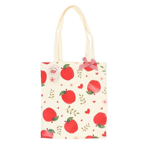 Apple Print TeacherTote Bag