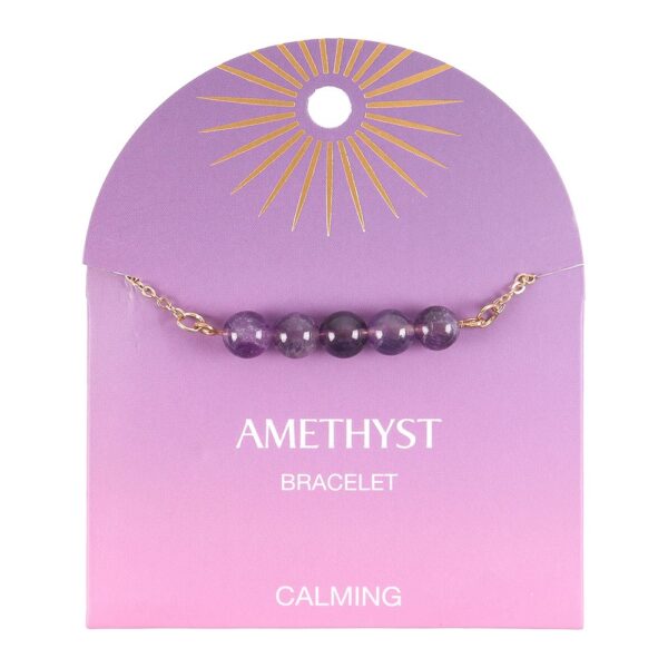Amethyst Crystal Beaded Bracelet