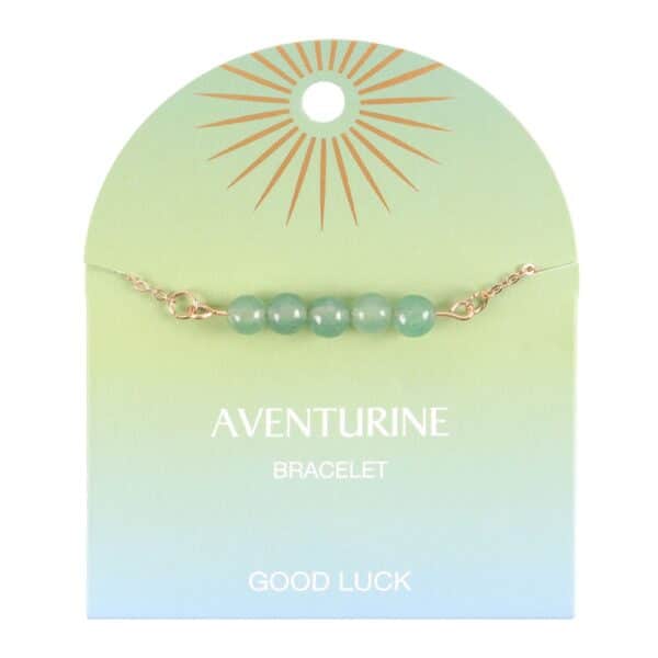 Aventurine Crystal Beaded Bracelet - Image 2