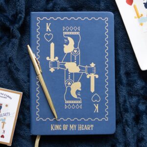 King of My Heart Playing Card Notebook