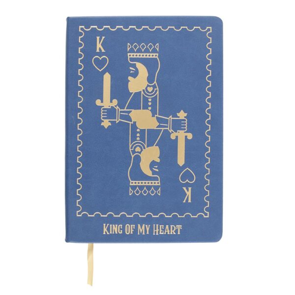 King of My Heart Playing Card Notebook - Image 2