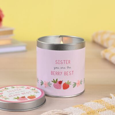 Best Sister Candle