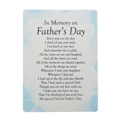 Fathers Day Graveside Memorial Card
