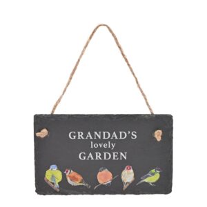 Grandads Garden Slate Plaque
