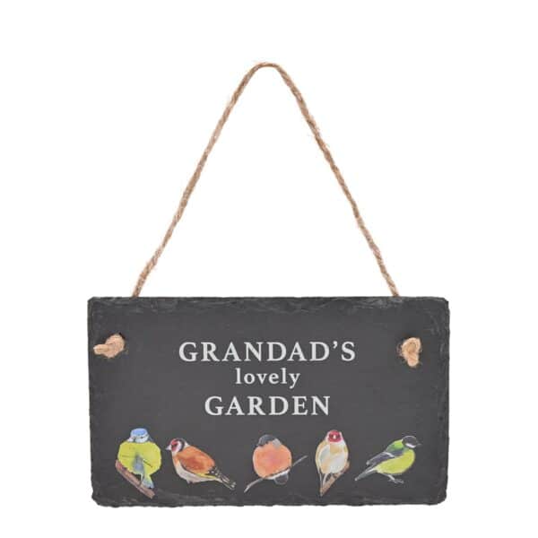 Grandads Garden Slate Plaque
