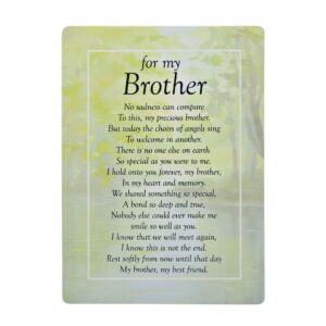 My Brother Graveside Memorial Card