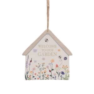 Welcome To Our Garden Plaque