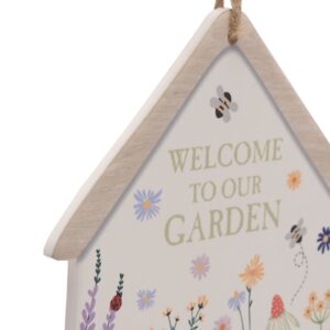 Welcome To Our Garden Plaque