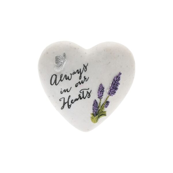Small Graveside Heart Stone