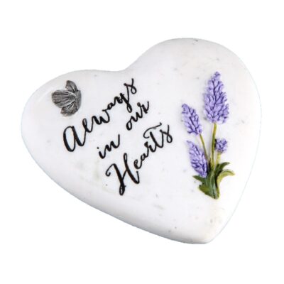 Small Graveside Heart Stone