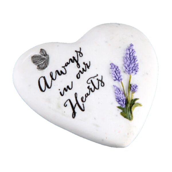 Small Graveside Heart Stone