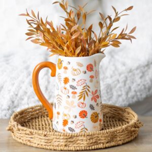 Autumn Leaves Flower Jug
