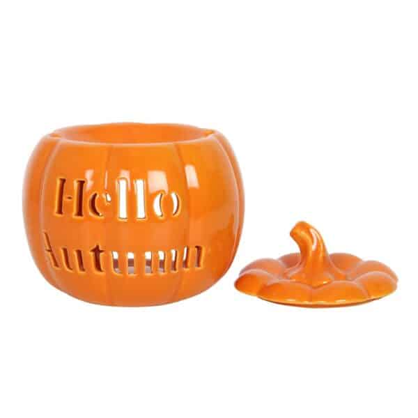 Hello Autumn Pumpkin Oil Burner - Image 4