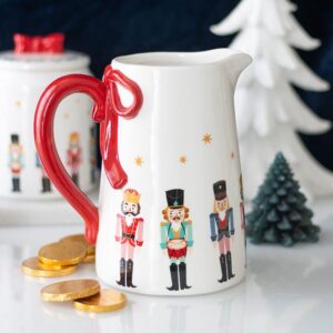 Christmas Nutcracker Flower Jug