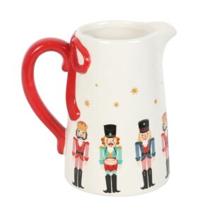 Christmas Nutcracker Flower Jug