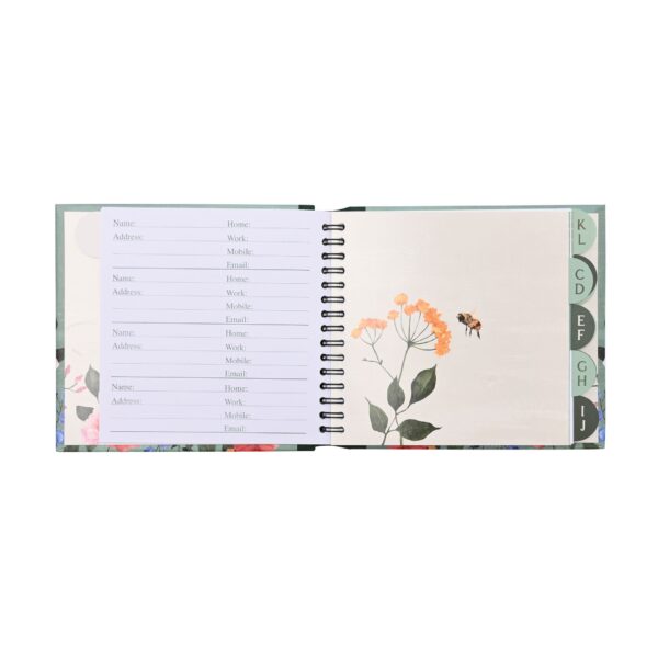 Garden Themed Address Book - Image 3