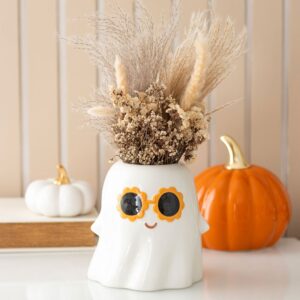 Groovy Ghost Flower Vase