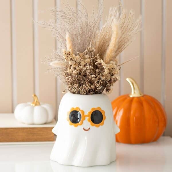 Groovy Ghost Flower Vase