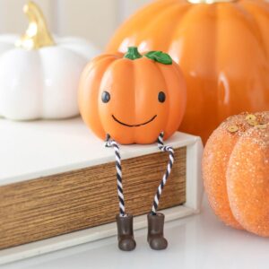 Smiling Pumpkin Shelf Sitter Ornament